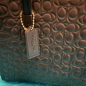 🤩 COACH Charlie Carryall 28 In Signature Leather 🤩